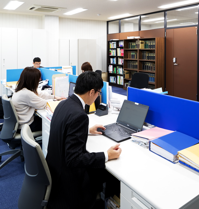 弁護士 執務室の様子